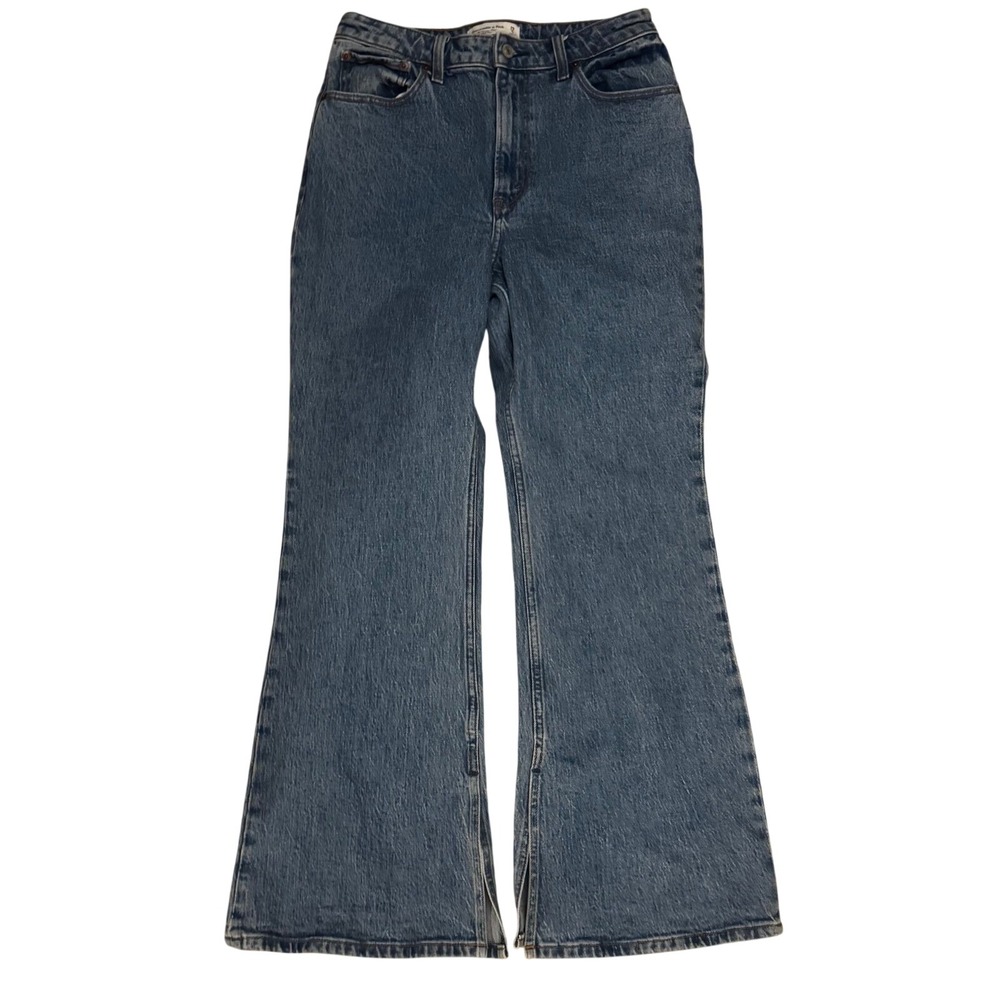 Abercrombie & Fitch Curve Love The Vintage Flare High Rise Blue Jeans 28/6S